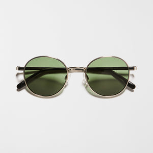 Pecorini Round Titanium Sunglasses