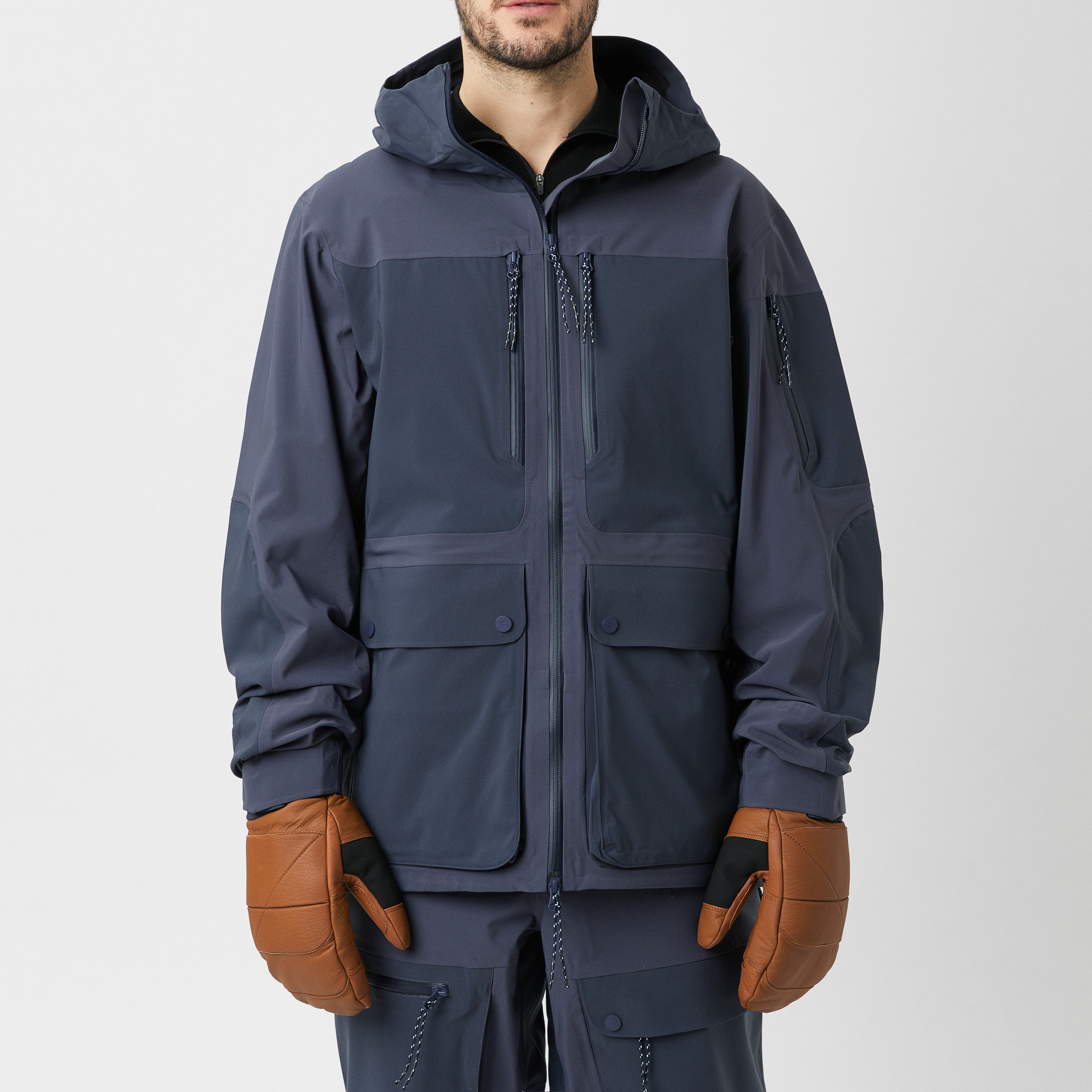 ✨美品✨SUAVELE NO COLLAR JACKET【SV-0148】 Cinq à Sept Studded Milly Vegan Leather Jacket | Saks Fifth Avenue