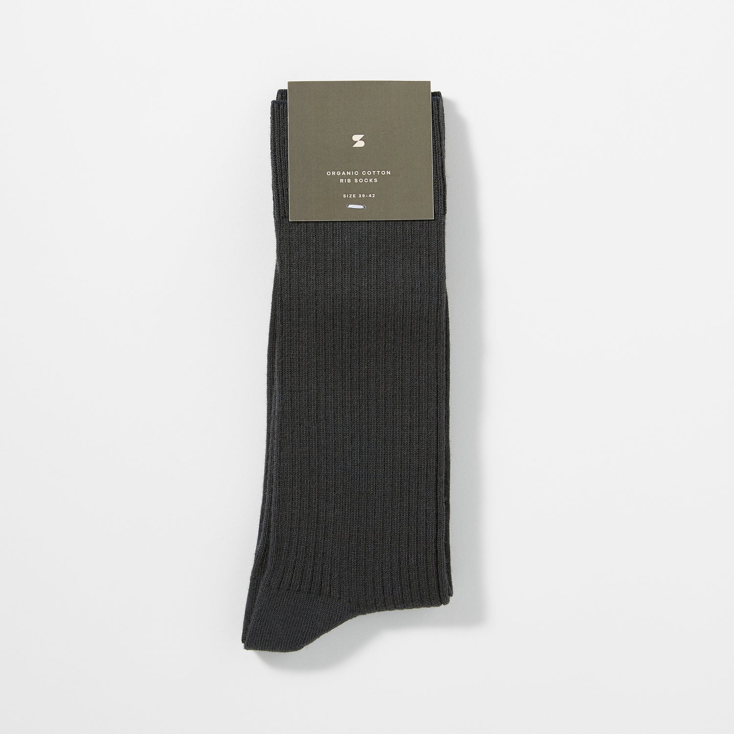 Organic Cotton Rib Socks