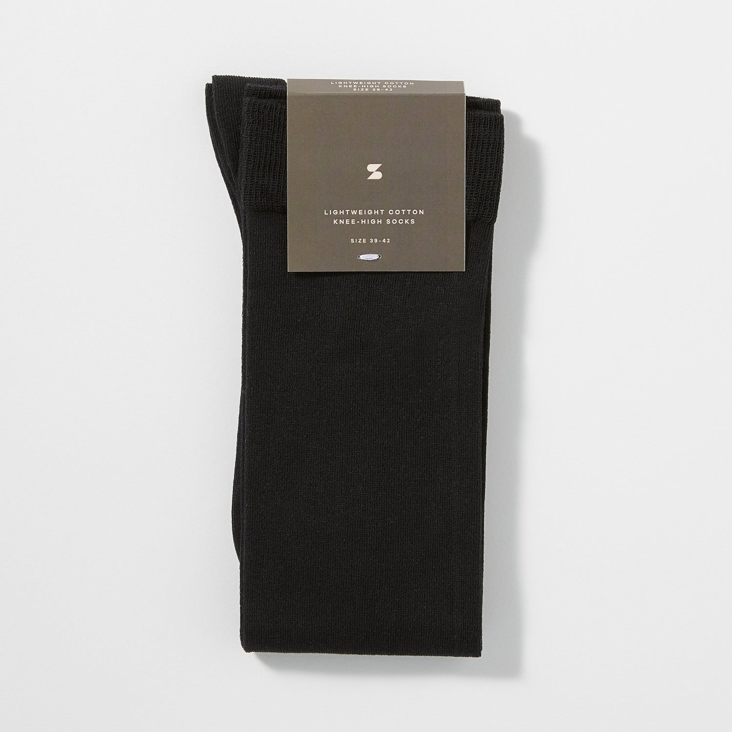 Lightweight Cotton Knee-High Socks