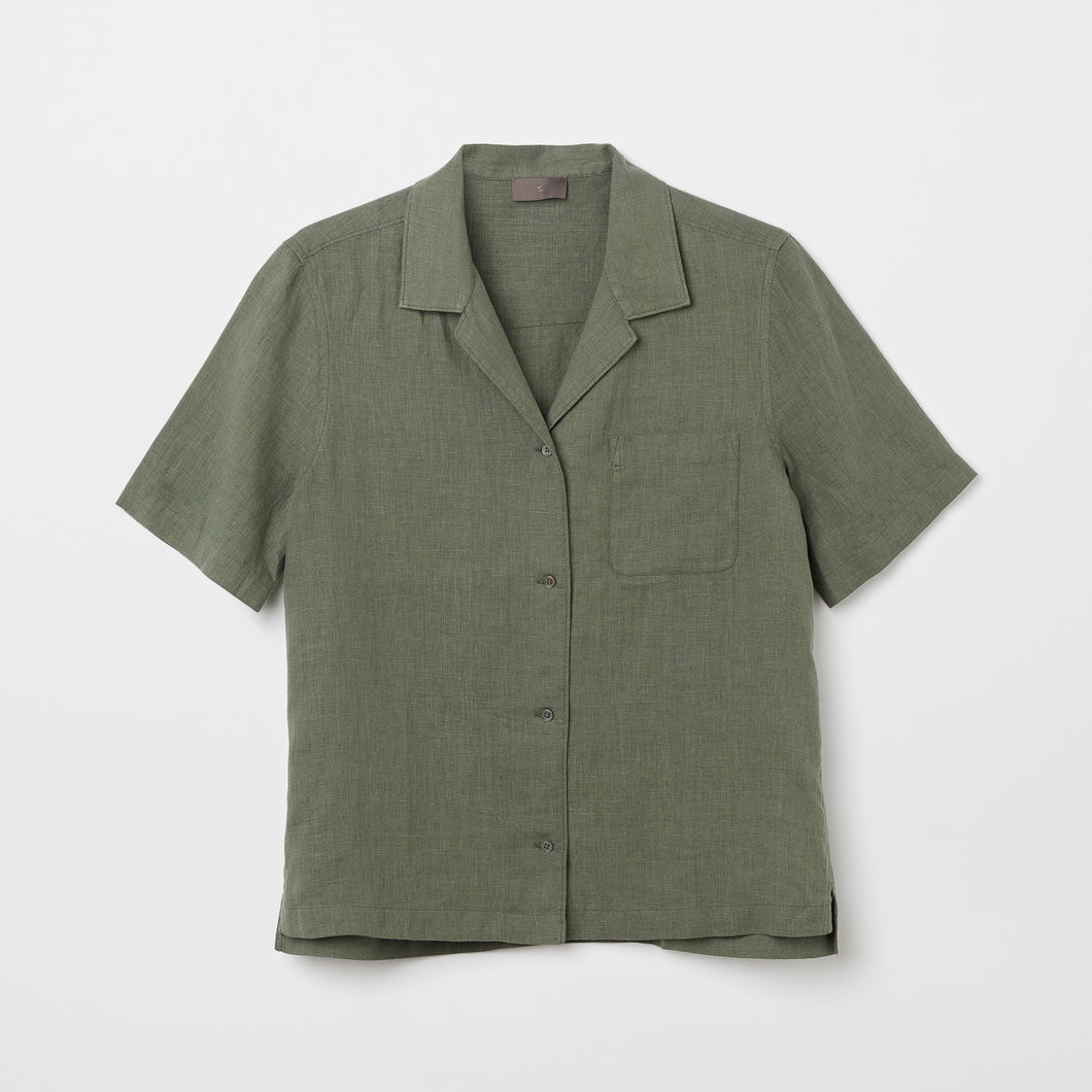 Women's Linen Short Sleeve Shirt