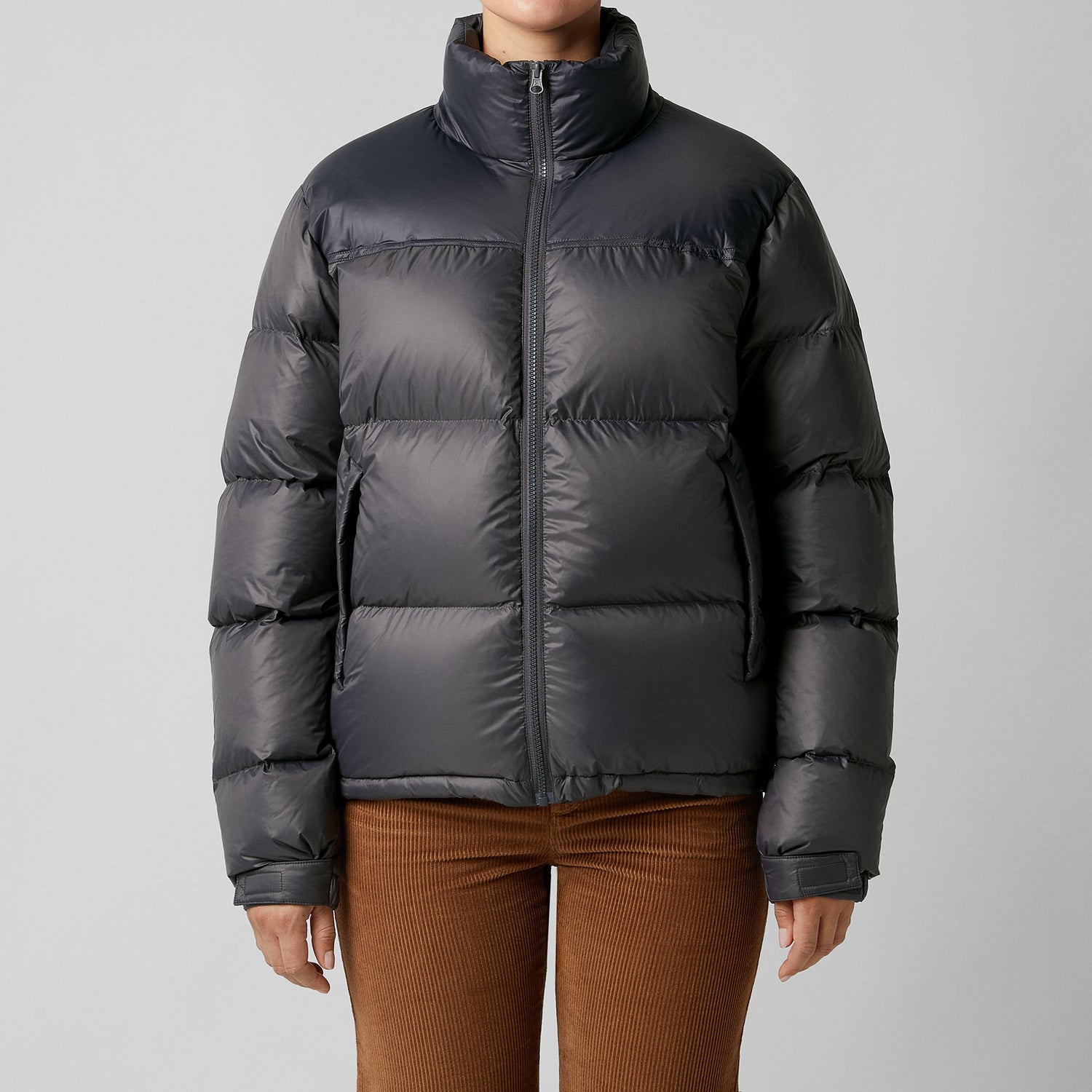 Goose Down Jacket Charcoal