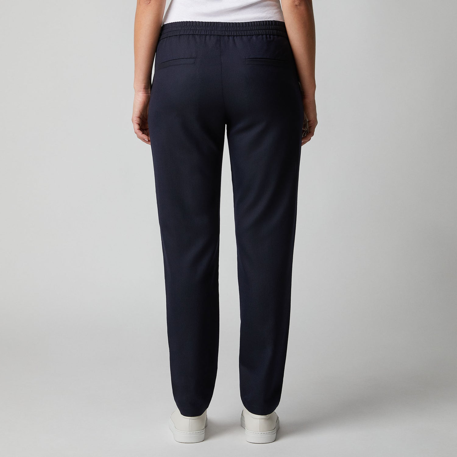 Women's Wool Drawstring Trousers