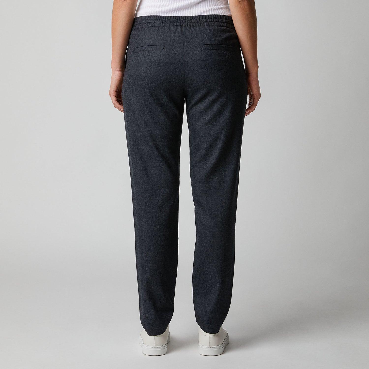 Women's Wool Drawstring Trousers