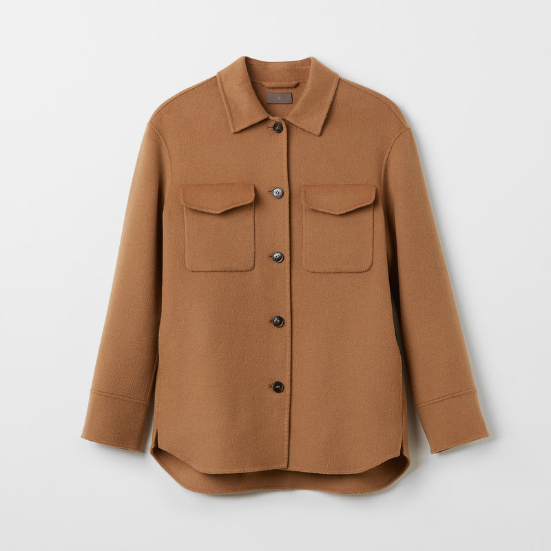 【日本入手困難】EGG OVERSHIRT IN DOUBLE FACE CASHMERE 日本入手困難】EGG OVERSHIRT IN DOUBLE FACE CASHMERE