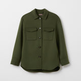 Women's Doublé Wool-Cashmere Overshirt